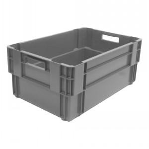 Standard Euro Box 60cm Solid Sides & Base 50 Litre
